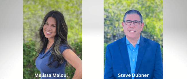 Melissa Maloul and Steven Dubner