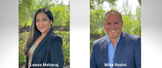 Meet Our Team: Leana Maharaj and Mike Rosini