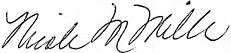 Nicole M Miller signature