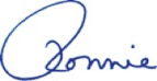 Ronnie signature