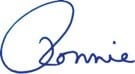 Ronnie's signature