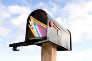 Transform your print and mail process with ccm software - mailbox with colorful envelopes