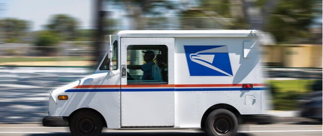Postage Rate Increase - USPS Truck