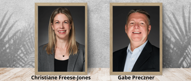 Meet Christiane Freese-Jones and Gabe Preczner