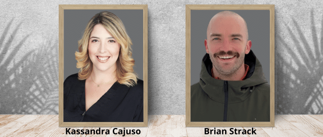 Kassandra Cajuso and Brian Strack