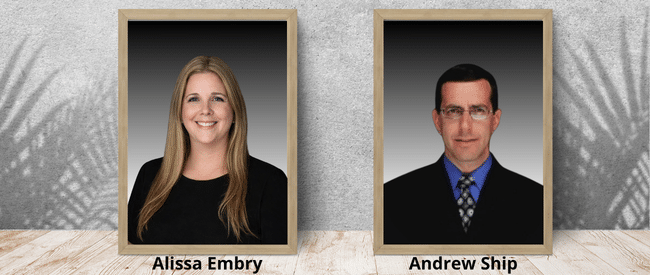 Meet our team: Alissa Embry and Andrew Ship